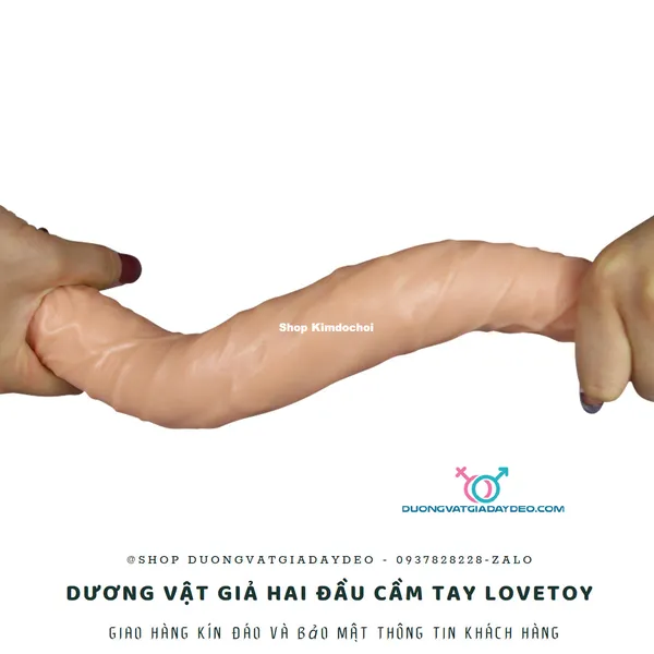 Dương vật giả cầm tay 2 đầu Lovetoy - Mang lại niềm vui và an toàn cho phụ nữ 