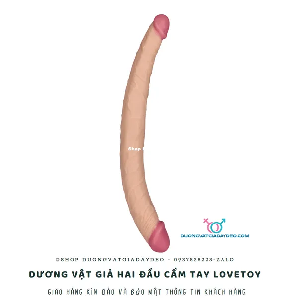 Dương vật giả cầm tay 2 đầu Lovetoy - Mang lại niềm vui và an toàn cho phụ nữ 