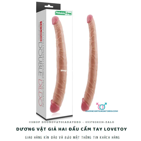 Dương vật giả cầm tay 2 đầu Lovetoy - Mang lại niềm vui và an toàn cho phụ nữ 