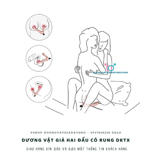 Làm Thế Nào Dương Vật Giả 2 Đầu Có Rung Thay Đổi Đời Sống Tình Dục?