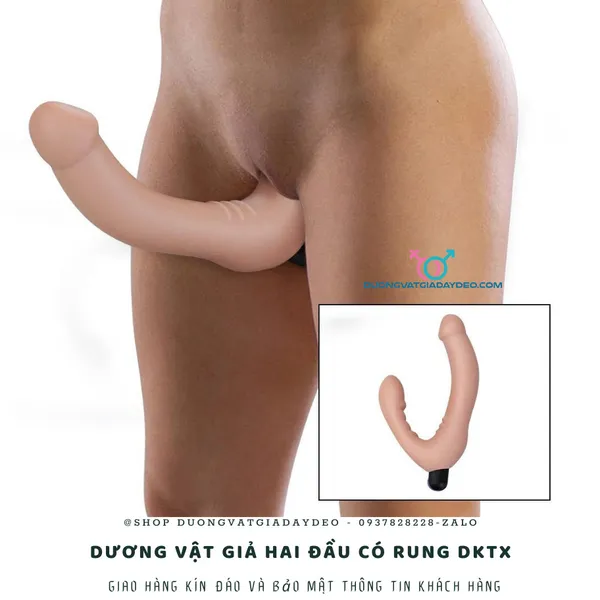 Làm Thế Nào Dương Vật Giả 2 Đầu Có Rung Thay Đổi Đời Sống Tình Dục?