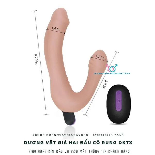 Làm Thế Nào Dương Vật Giả 2 Đầu Có Rung Thay Đổi Đời Sống Tình Dục?