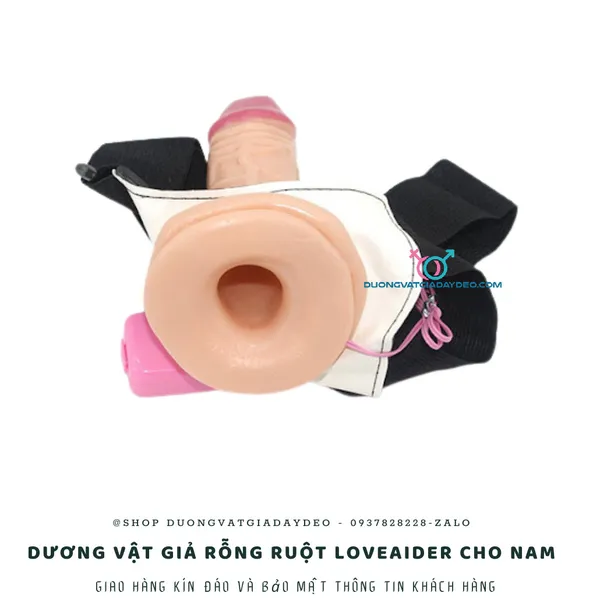 Dương Vật Giả Rỗng Ruột Loveaider Dành Cho Nam