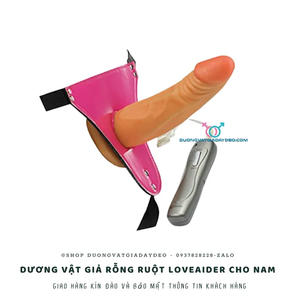 Dương Vật Giả Rỗng Ruột Loveaider Dành Cho Nam