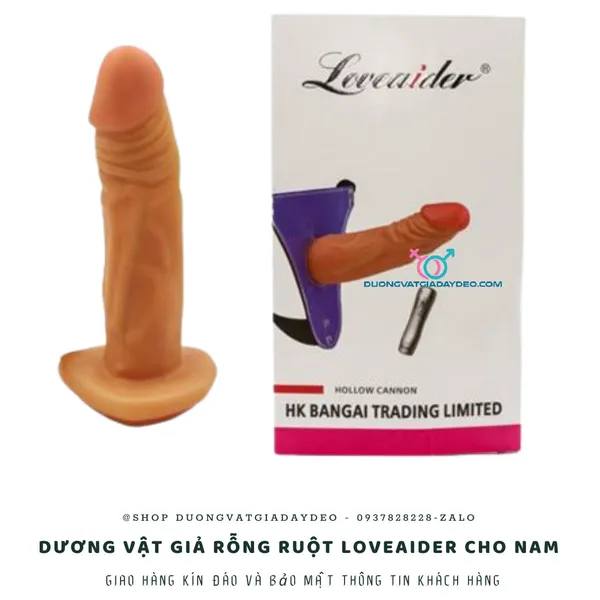 Dương Vật Giả Rỗng Ruột Loveaider Dành Cho Nam