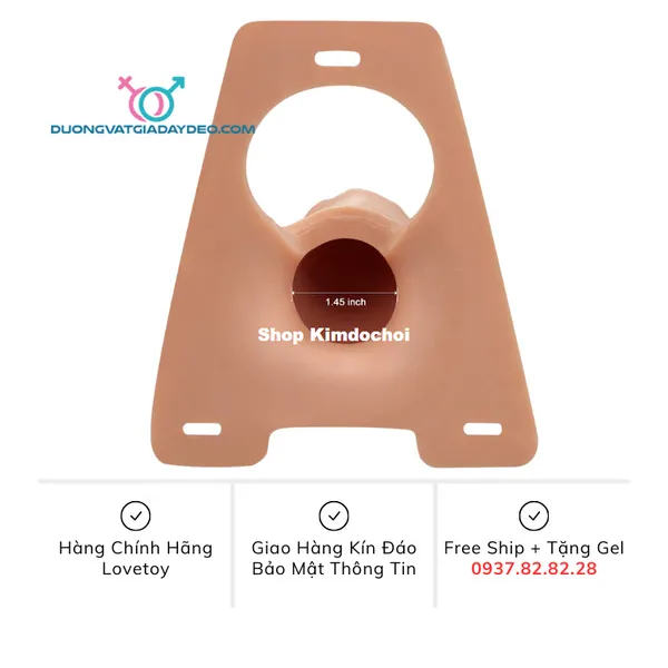 Dương vật giả dây đeo rỗng ruột Lovetoy - Giải pháp hoàn hảo cho nam giới