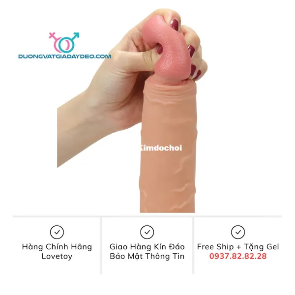Dương vật giả dây đeo rỗng ruột Lovetoy - Giải pháp hoàn hảo cho nam giới