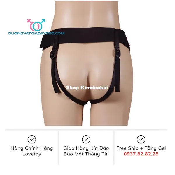 Dương vật giả dây đeo rỗng ruột Lovetoy - Giải pháp hoàn hảo cho nam giới