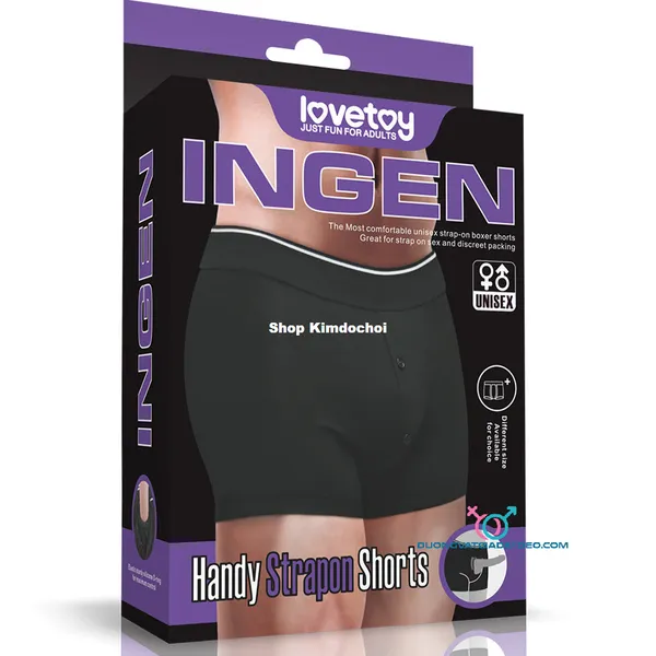 Quần Lovetoy gắn dương vật phụ kiện tiện lợi cho các bạn Les muốn thay đổi dương vật giả