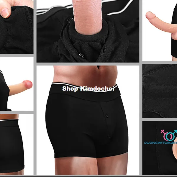 Quần Lovetoy gắn dương vật phụ kiện tiện lợi cho các bạn Les muốn thay đổi dương vật giả