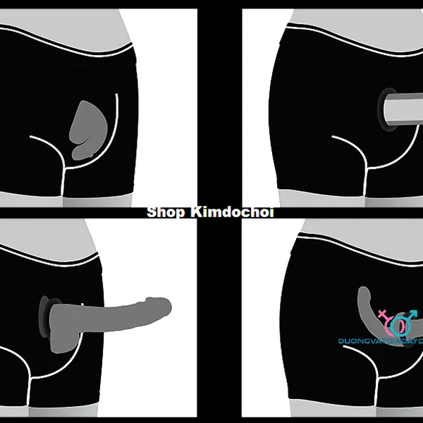 Quần Lovetoy gắn dương vật phụ kiện tiện lợi cho các bạn Les muốn thay đổi dương vật giả