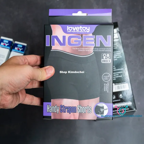 Quần Lovetoy gắn dương vật phụ kiện tiện lợi cho các bạn Les muốn thay đổi dương vật giả
