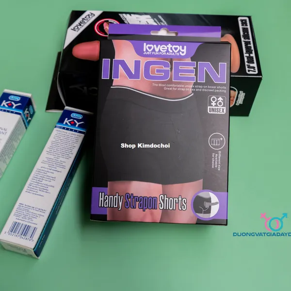 Quần Lovetoy gắn dương vật phụ kiện tiện lợi cho các bạn Les muốn thay đổi dương vật giả