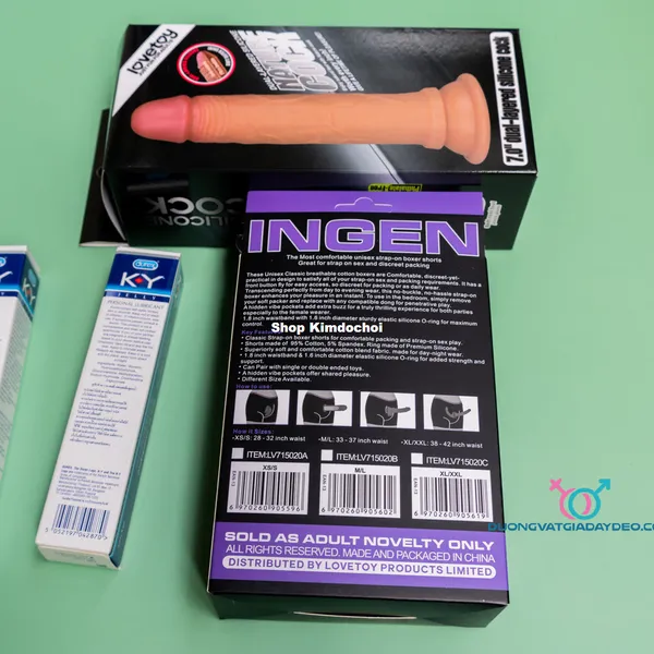 Quần Lovetoy gắn dương vật phụ kiện tiện lợi cho các bạn Les muốn thay đổi dương vật giả