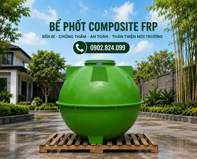 Bể phốt composite