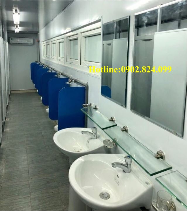 bên trong Contaner vệ inh 40 feet