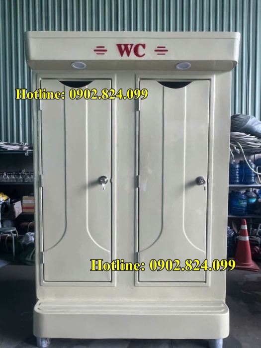 bán nhà vệ sinh di động 2 buồng