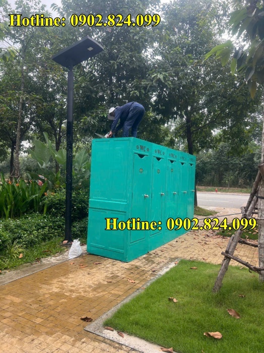 thuê toilet di động