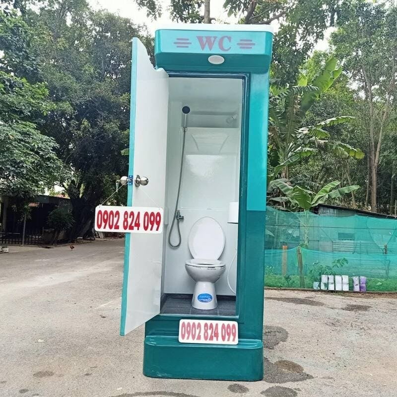 nhà vệ sinh lưu động có phòng tắm