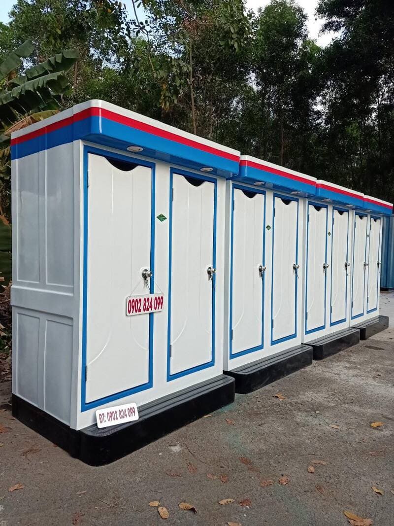 Toilet di động buồng đôi