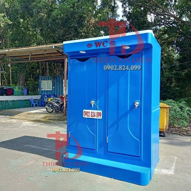 bán nhà vệ sinh composite hai buồng