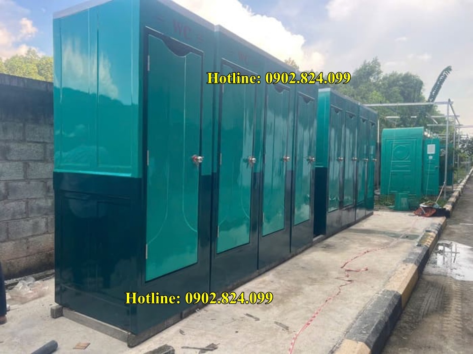 nhà vệ sinh di động cho thuê mới từ 90 - 100%