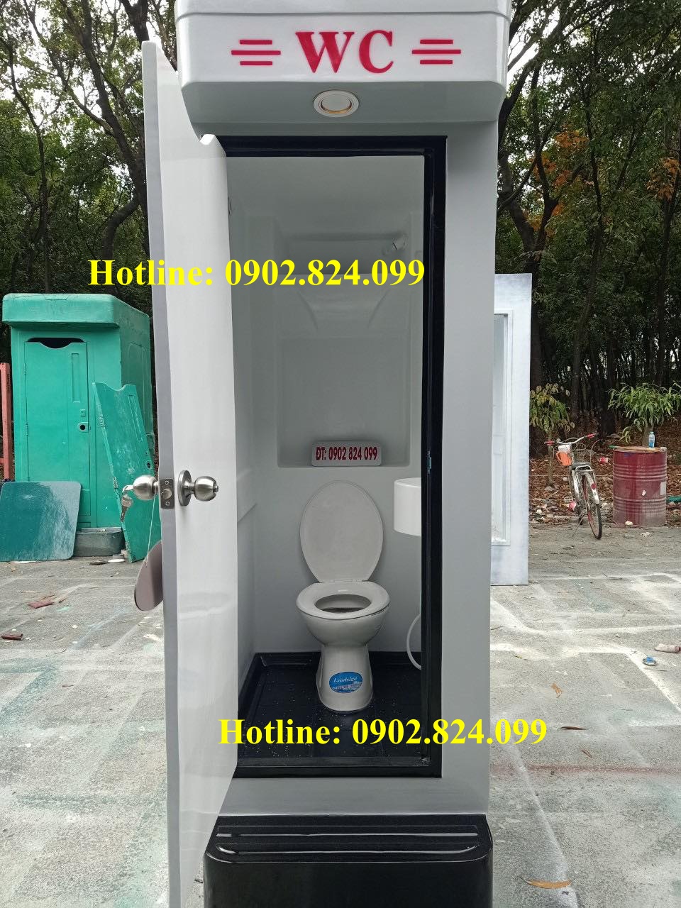 nhà vệ sinh di động giá bao nhiêu