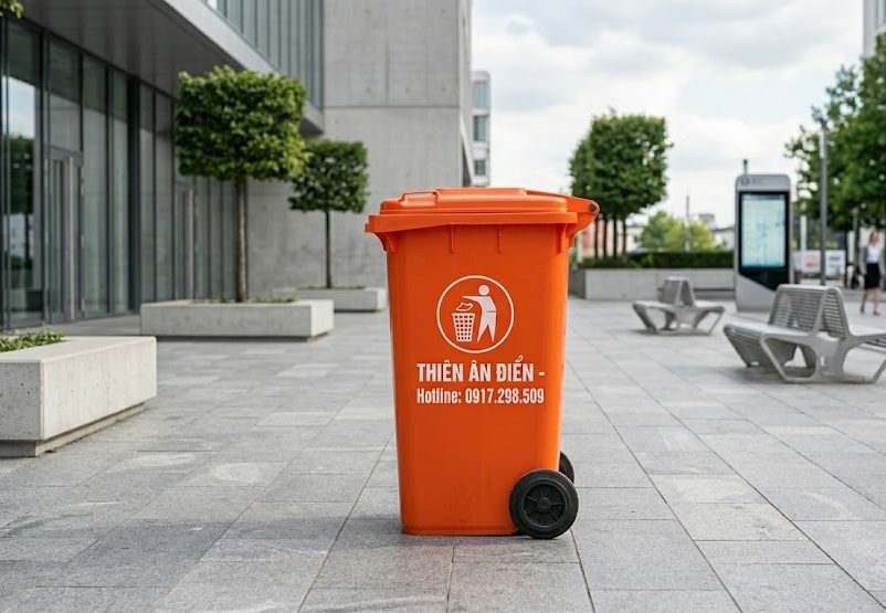 bán thùng rác 240 lít giá rẻ