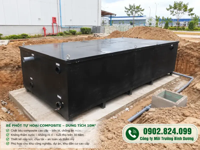 Bảo dưỡng bể tự hoại đúc sẵn