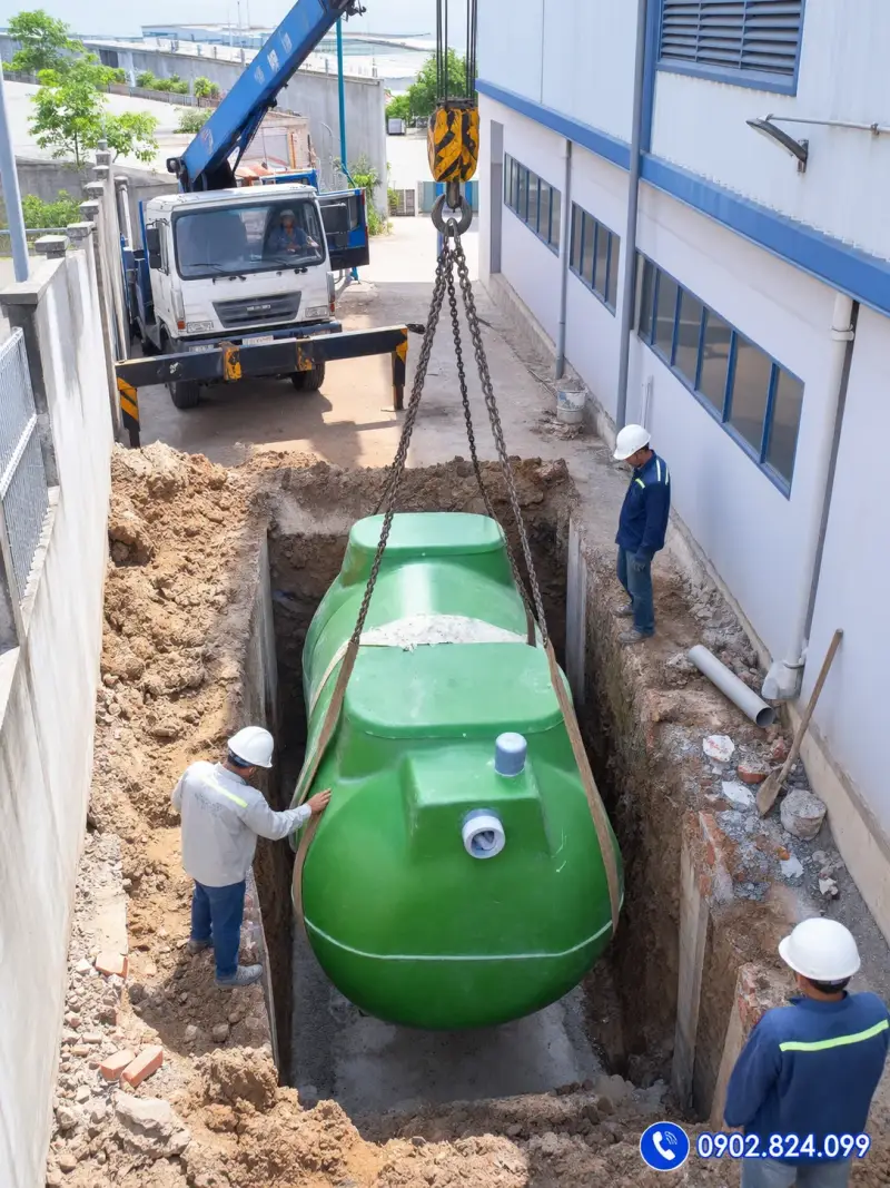 Báo Giá Bồn Tự Hoại Composite Cho Nhà Máy TP.HCM