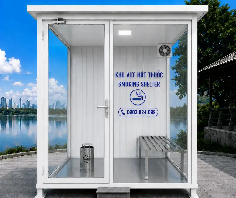 Báo giá cabin hút thuốc 3