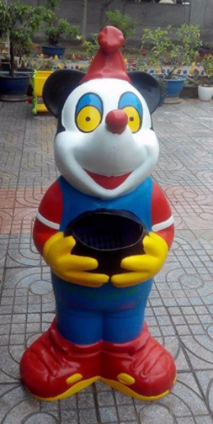 Báo giá thùng rác chuột mickey