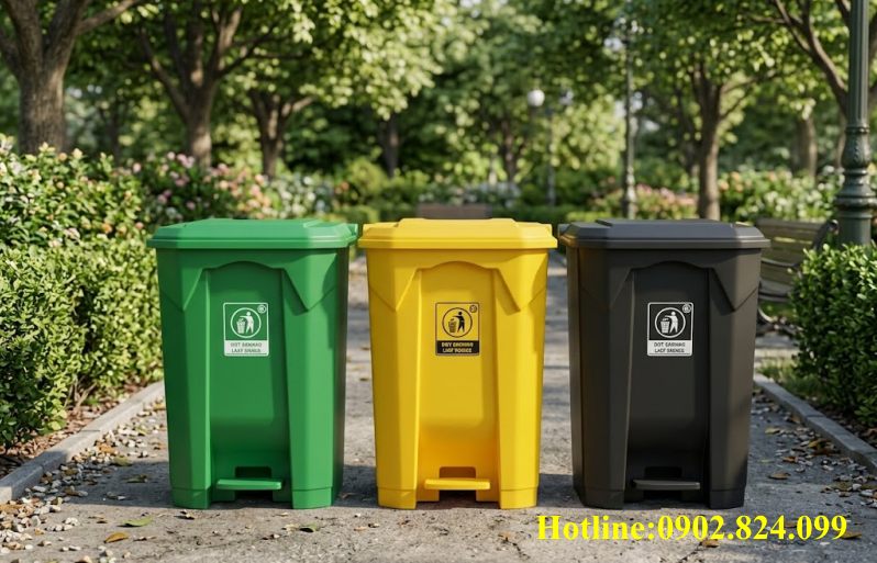 Báo giá thùng rác nhựa