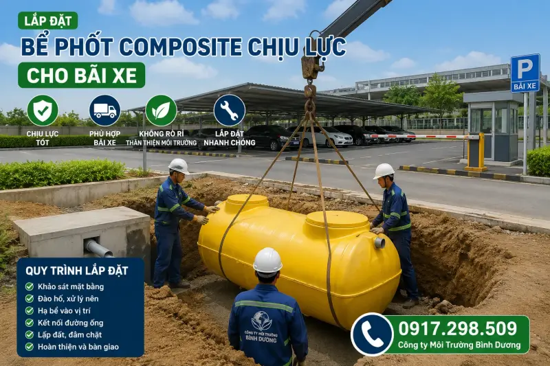 bể phốt dung tích lớn