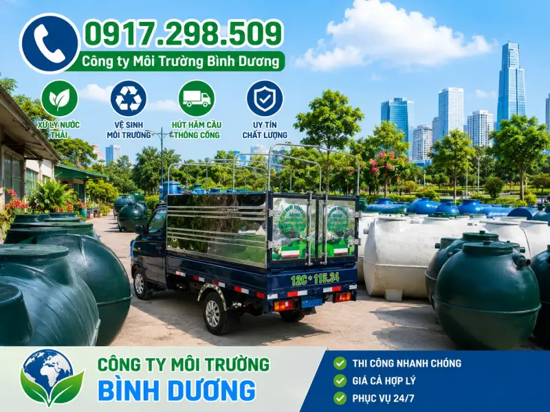 Bể phốt hộ gia đình