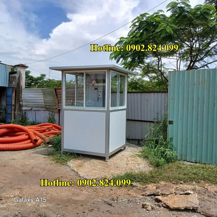 Bốt gác bảo vệ nhôm kính