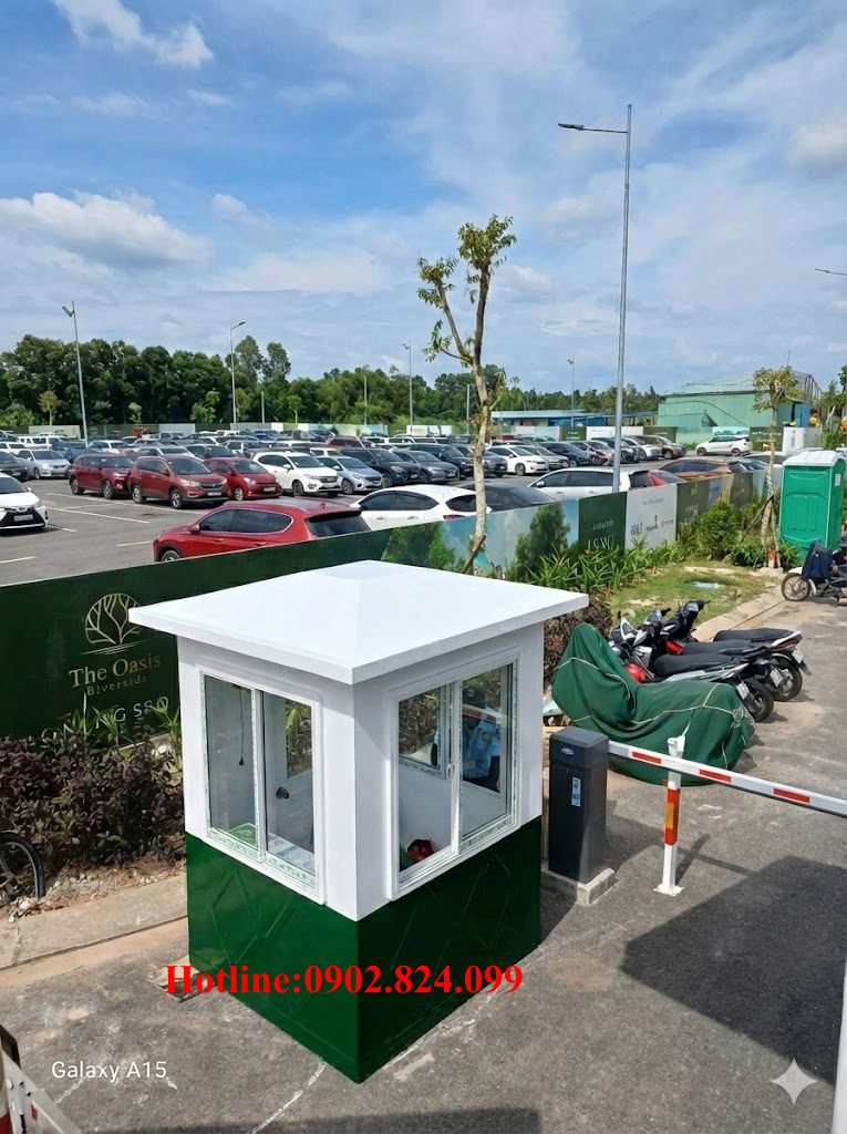 Cabin bảo vệ lắp cho bãi gửi xe