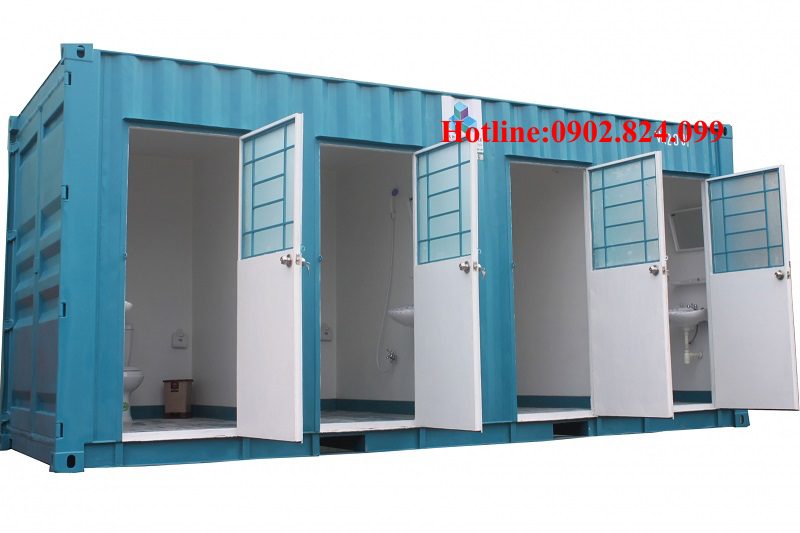 container vệ sinh cho công nhân ở lại