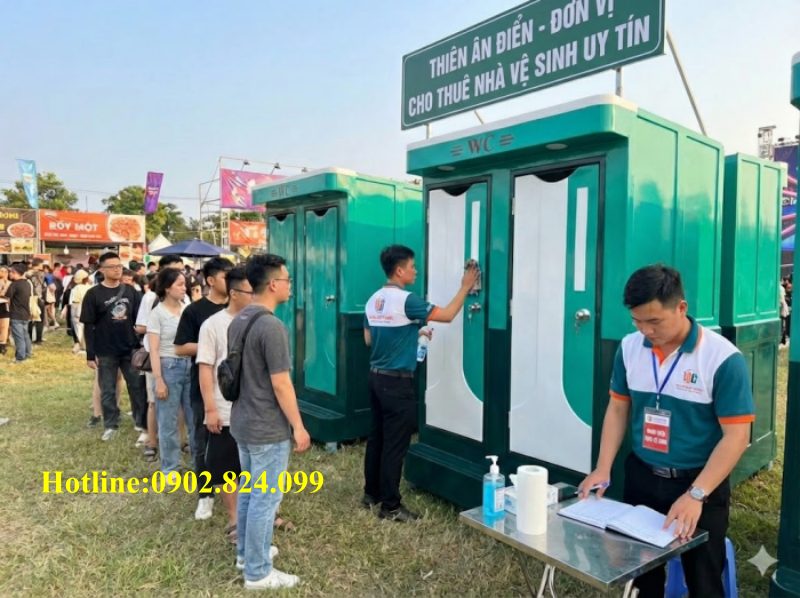 Cho thuê nhà vệ sinh công cộng cho sự kiện