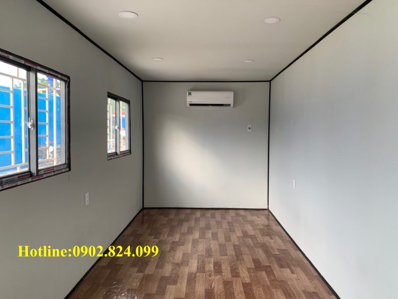 container văn phòng 20 feet nội thất bên trong