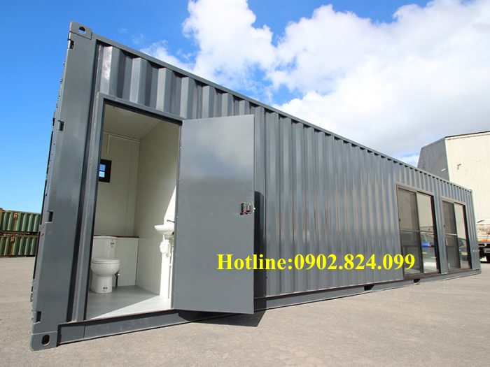 Container văn phòng kết hợp toilet 40 feet