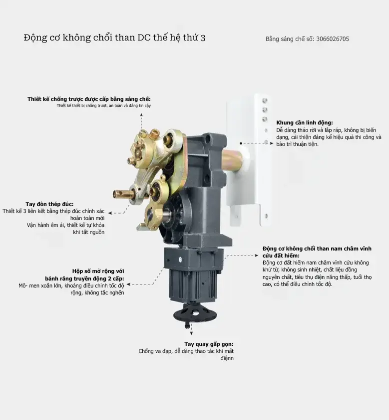 Động cơ Barrier không chổi than