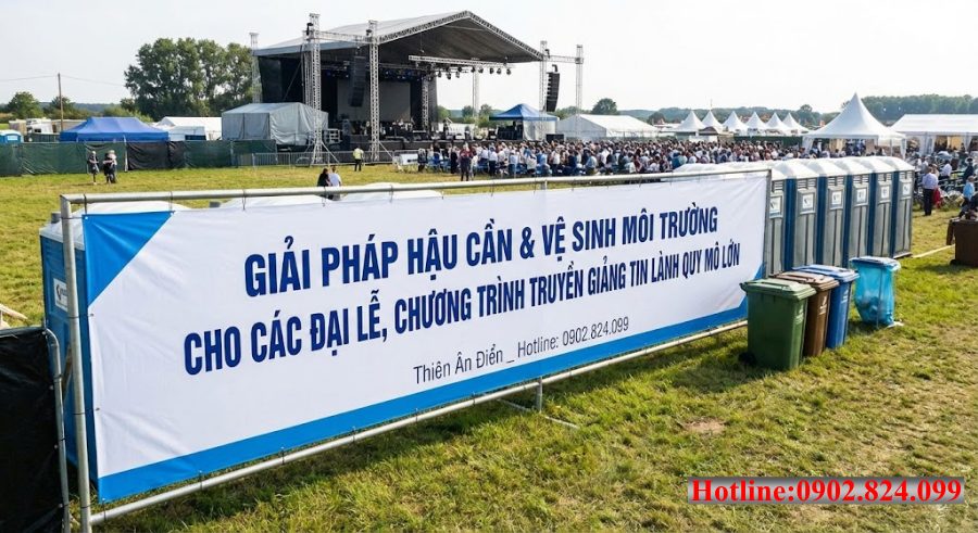 giải pháp vệ sinh lễ hội tôn giáo