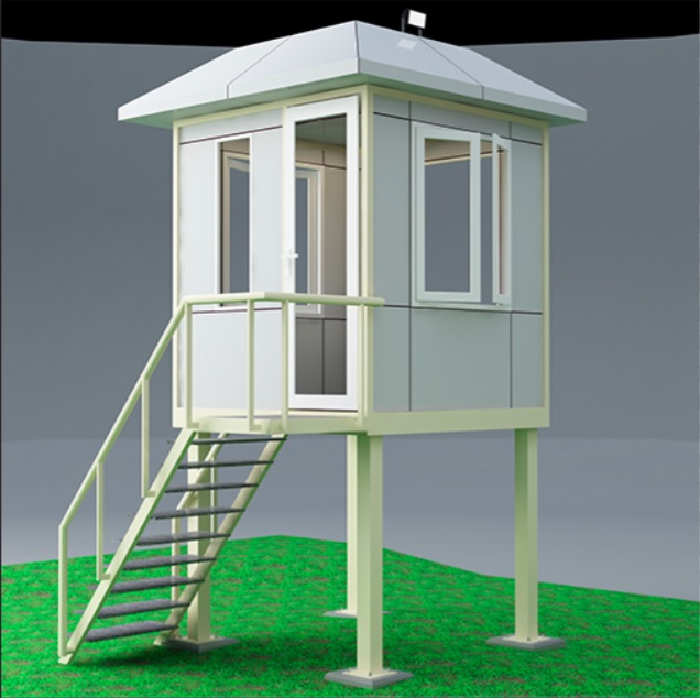 chòi canh gác bảo vệ