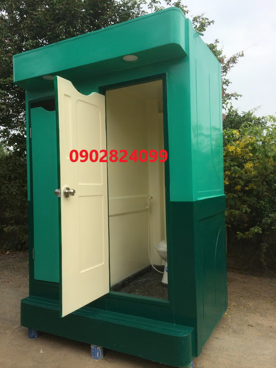 nha ve sinh di dong wc toilet 2 buong