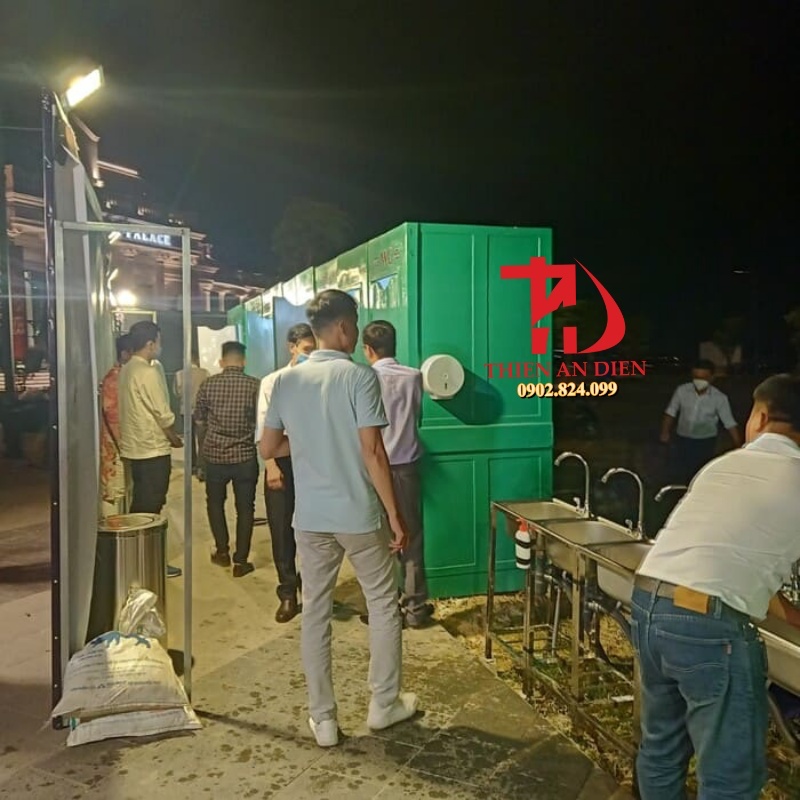 báo giá cho thuê nhà vệ sinh tạm thời