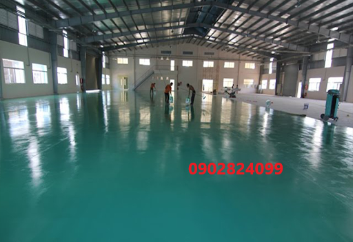 bọc phủ chống thấm sàn nhà xưởng