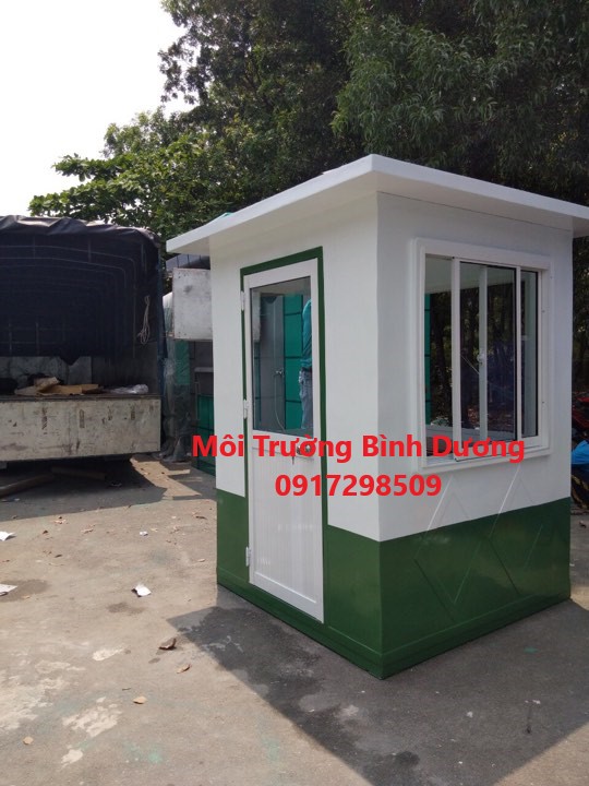 cabin nhà bảo vệ đẹp