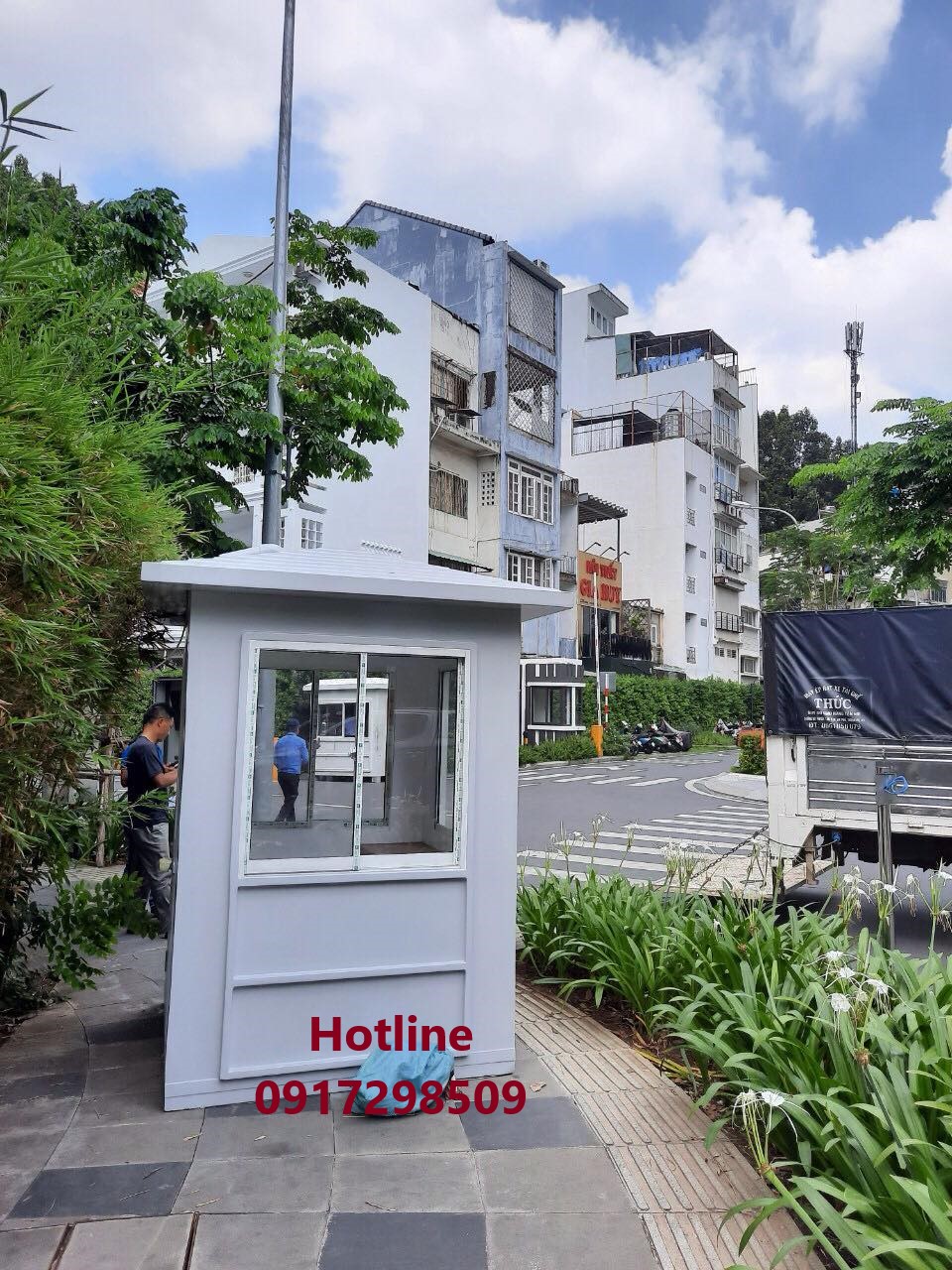 cabin bốt gác bảo vệ