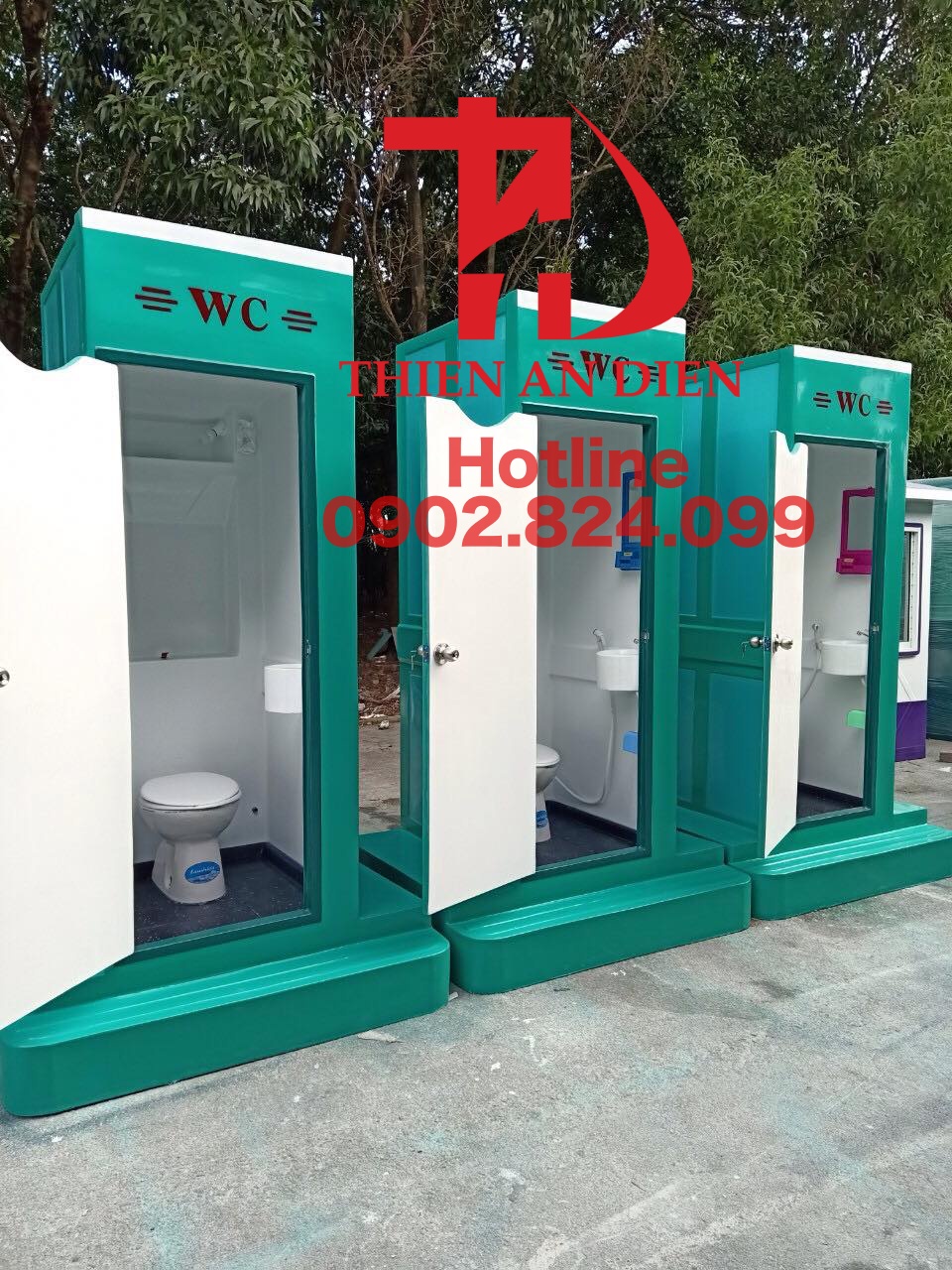 Cho thuê nhà vệ sinh di động